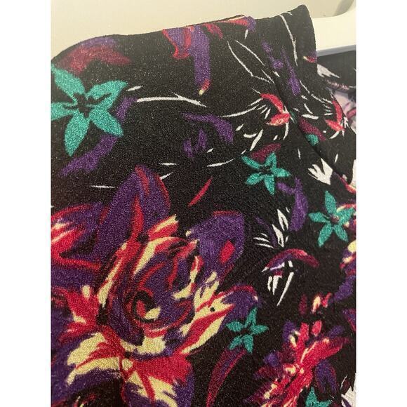 Zara Long Sleeve Floral Print Short Dress Size L - Picture 3 of 7